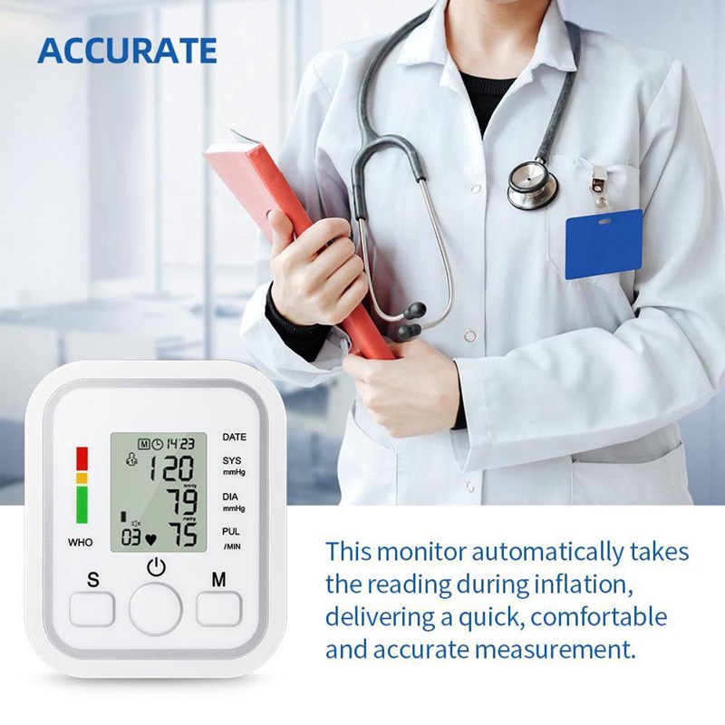 Medical Digital Arm BP Blood Pressure Monitor Tensiometer