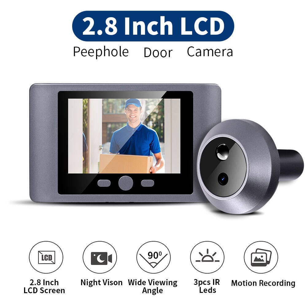 Mini Hidden Camera with Video Recording, Smart Peephole with Motion Detection, Electronic Peephole