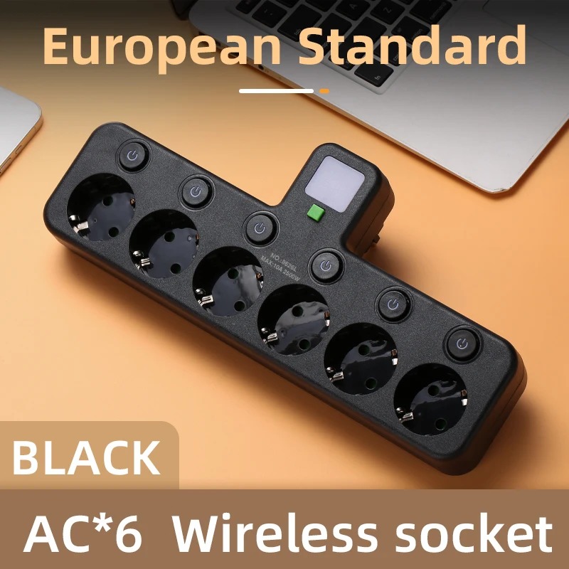 EU Plug Outlet 4 Sockets Electrical Socket No Extension Cord With USB Type-C Ports Two specifications