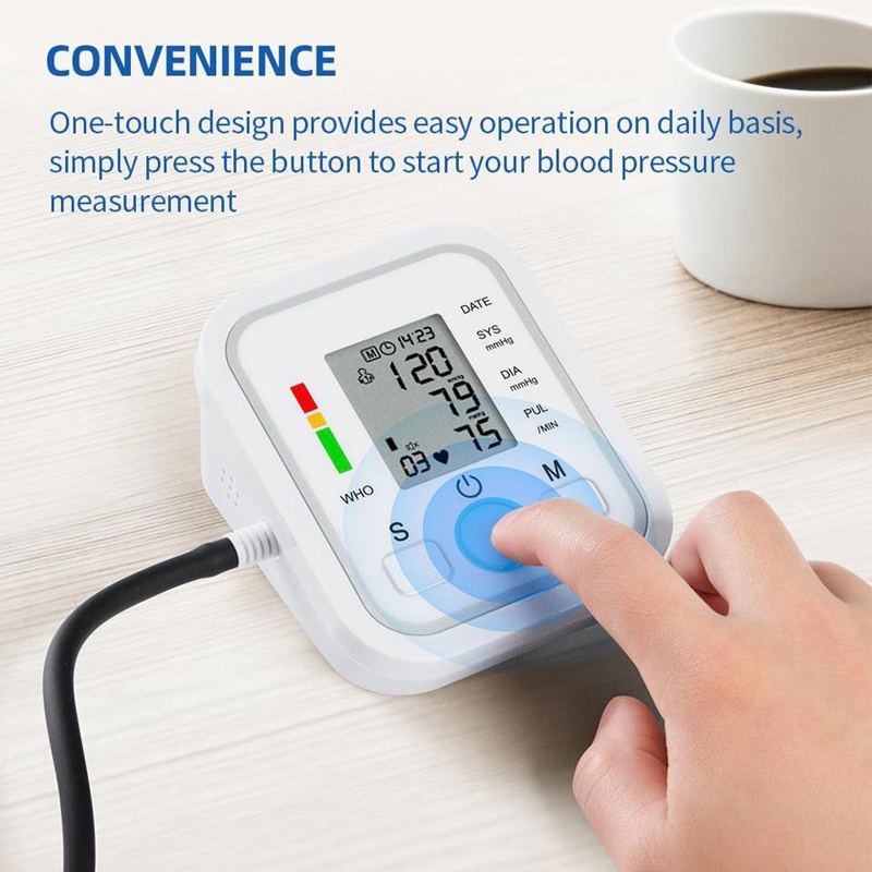 Medical Digital Arm BP Blood Pressure Monitor Tensiometer