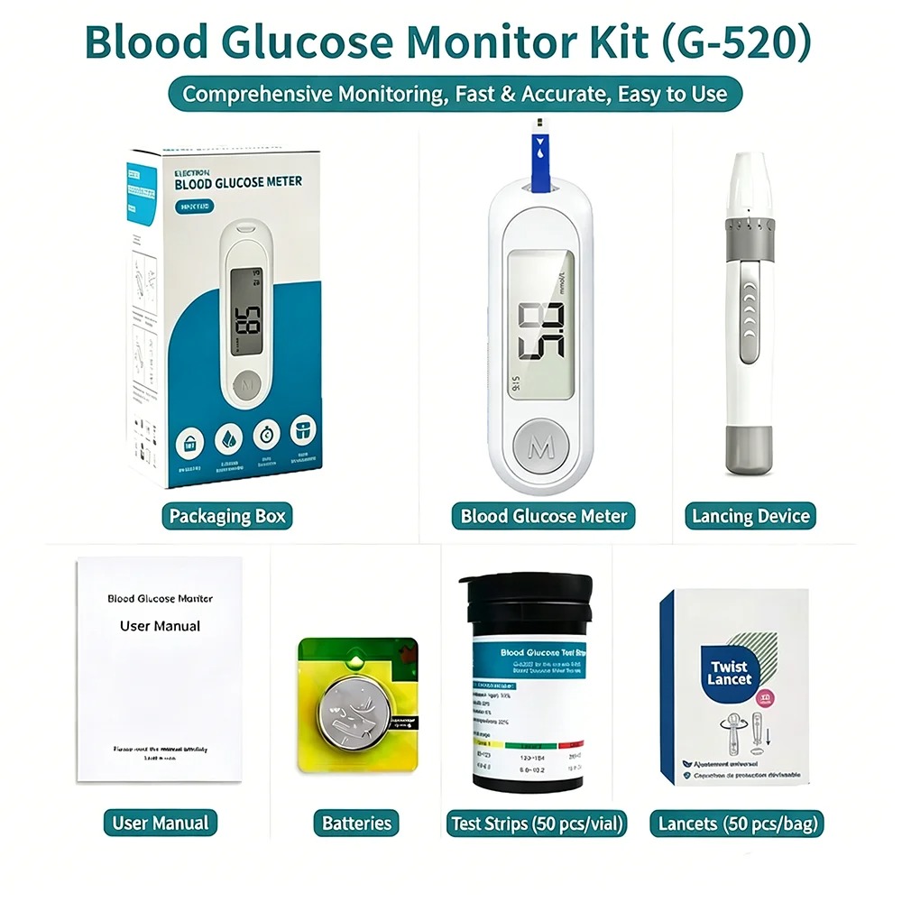 Blood Glucose Meter Diabetes Testing Kit