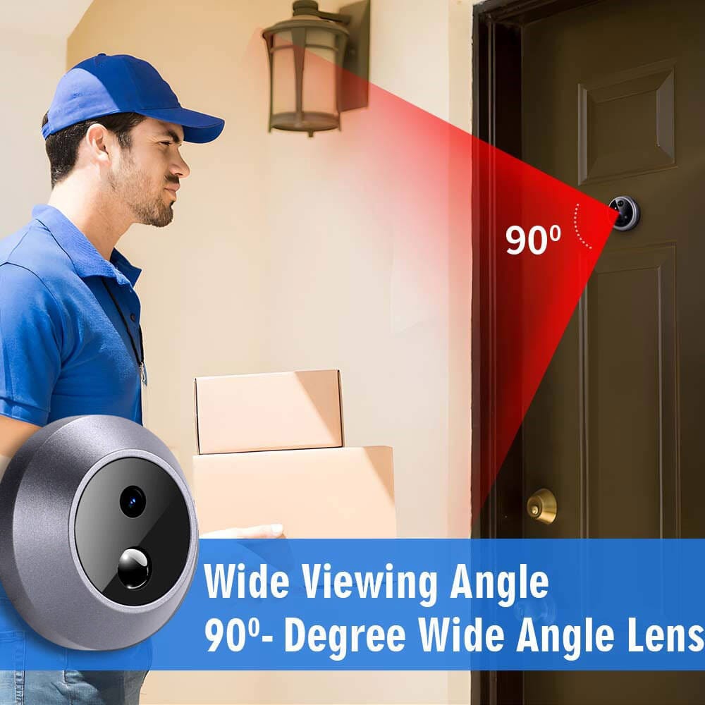 Mini Hidden Camera with Video Recording, Smart Peephole with Motion Detection, Electronic Peephole