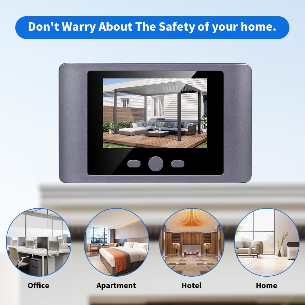 Mini Hidden Camera with Video Recording, Smart Peephole with Motion Detection, Electronic Peephole