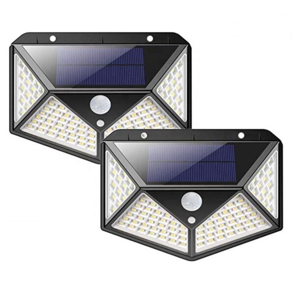 AR108 Solar Power Wall Light 100 LED Motion Sensor