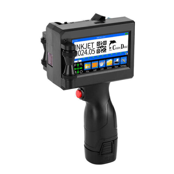 porrtable Inkjet Hand printer for Logo, Date