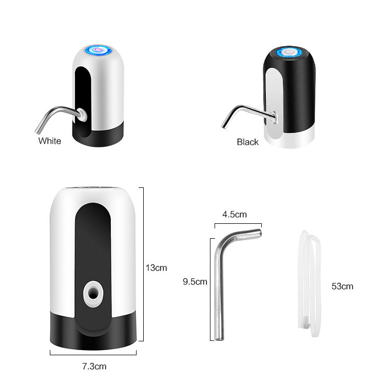 Automatic Drinking Water Pump Electric Portable Water Dispenser USB Charging Water Bottle Switch for Universal 5 Gallon Bottle